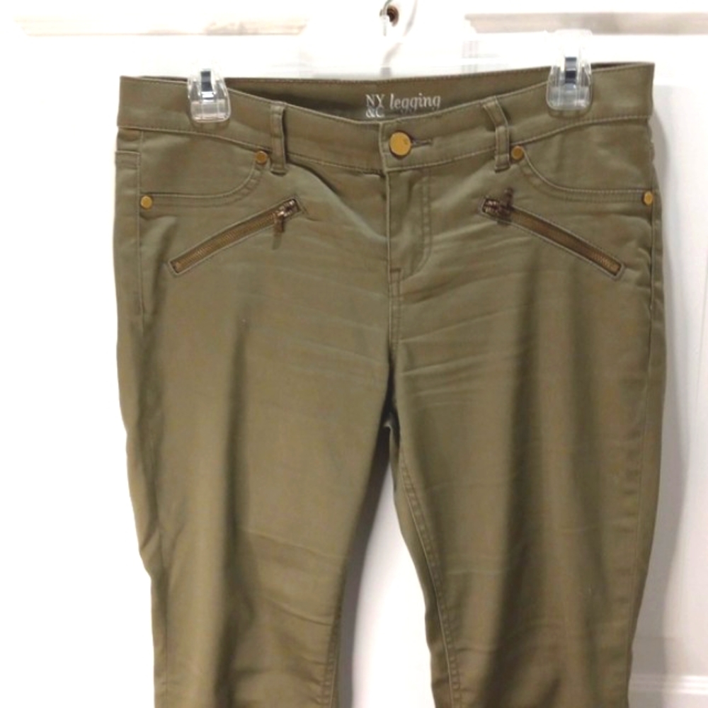 NY&C Leggins,Sz 6 , Low Rise, Slim Legs.